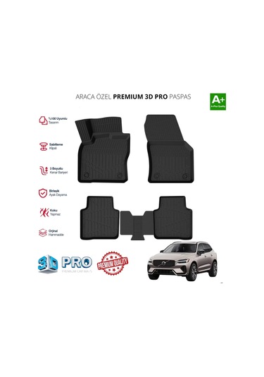 Volvo Xc60 Plug İn Araca Özel 3d Paspas 2024 2025 2026 2027