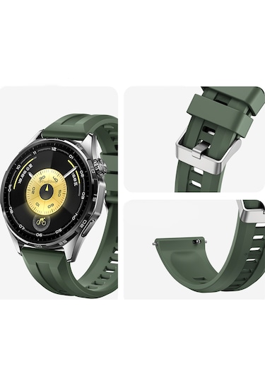 Xiaomi Redmi Watch 5 Active / Watch 5 Lite Uyumlu Metal Tokalı Spor Silikon Kordon