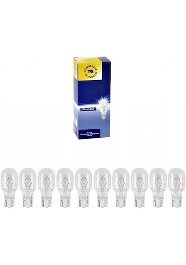Büyük Kafa Dipsiz Ampül 12v 16w T15 10 Adet
