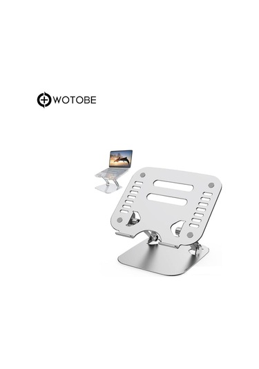Ayarlanabilir Metal Laptop Standı Notebook Tutucu Alüminyum Macbook Uyumlu Yükseltici