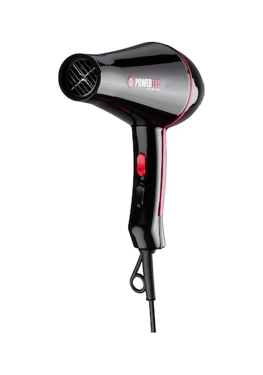 Powertec TR-601/TR-601S Turbo Profesyonel 2500 W Saç Kurutma Makinesi Siyah