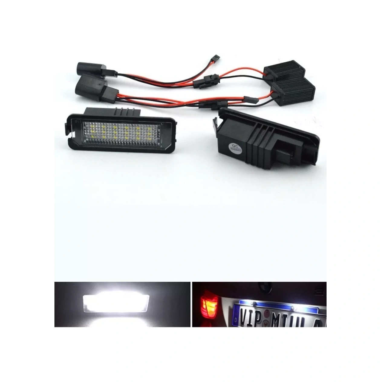 U Mastera Plaka Aydınlatması. Vw Golf Passat Polo Lupo 2 Adet, 2 Bloklu 239256684