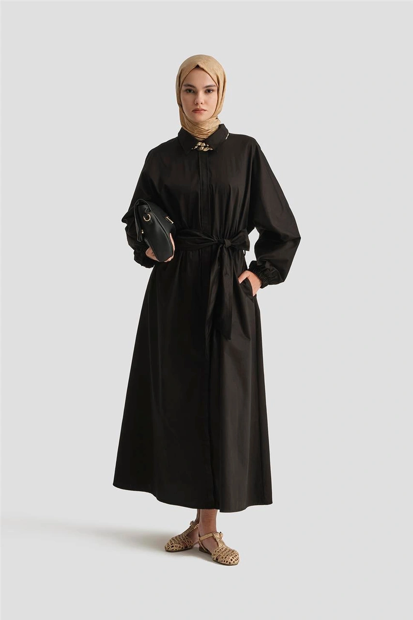 Armine Gömlek Elbise 25yd9025-1 Siyah Siyah