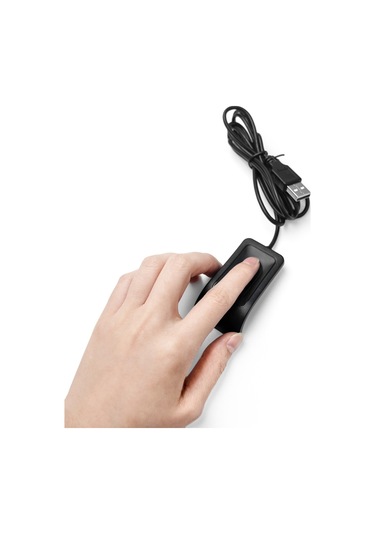 Usb Parmak İzi Okuyucu Masaüstü Biyometrik Tarayıcı Siyah