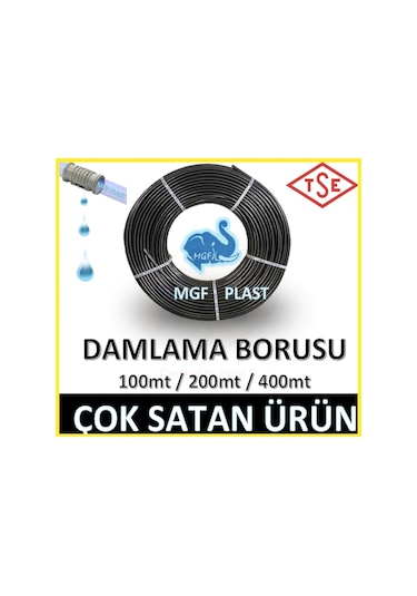 Mgf Üretimden-(Tse) 16Mm. Kaplamalı Damla Sulama Borusu