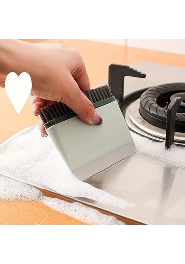 Tongdashop 3 Renkli Çift Fonksiyonlu Mini Cam Sileceği Ve Buğu Önleyici Fırça - Banyo Mutfak Ayna Temizliği