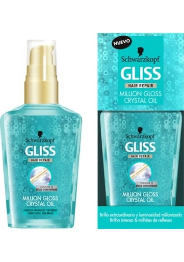 Gliss Million Gloss Crystal Oil Mat Saçlar İçin Bakım Yağı 75 ML