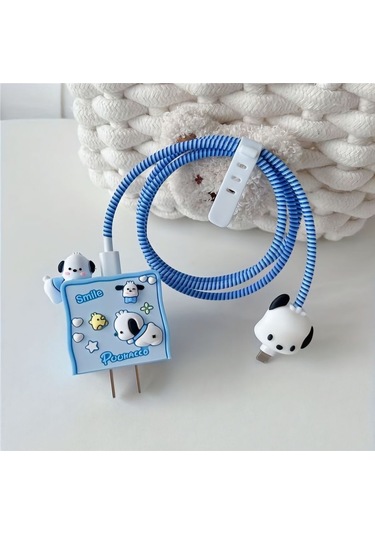 Iphone 18w/20w Uyumlu Şarj Kablosu Ucu Ve Şarj Başlığı Kılıfı Pohacco