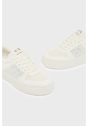 Armani Exchange Bayan Ayakkabı Xw002788 Af23057 U0011 Beyaz Beyaz