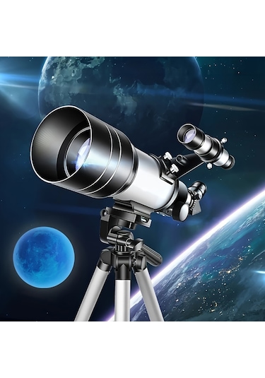 Hymark Astronomik 150x Teleskop 70/300mm Mercek Gece Görüş Uzay Doğa Gözlem