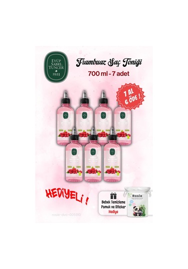 Eyüp Sabri Tuncer 7 Al 6 Öde Sirke Frambuaz Tonik 100 Ml Ve Rosie