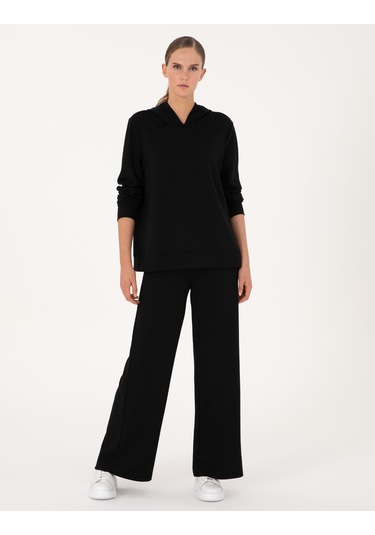 Pierre Cardin Kadın Siyah Sweatshirt 50314972-vr046 Siyah