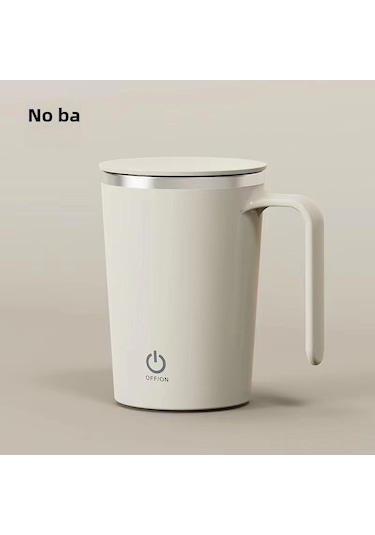 Springsun Stainless Steel Otomatik Manyetik Karıştırıcı Bardak, Taşınabilir Kahve/içecek Mug, Kolay Temizleme, Dayanıklı Malzeme, 380ml Bej Bej