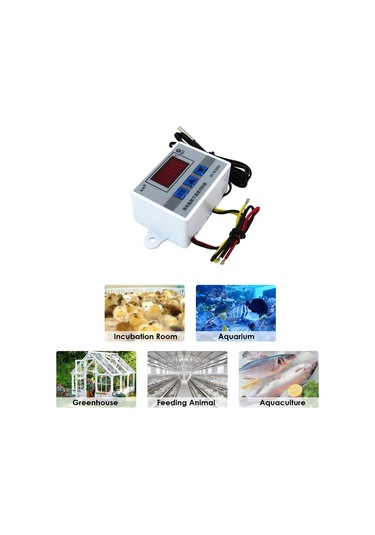 Springsun Dijital Mikroişlemci Sıcaklık Kontrol Cihazı - 0.1 Derece Hassasiyetli, Sayısal Gösterge, 24v, 10a Çıkış