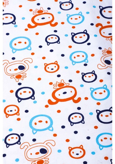 6lı Kız Çocuk İp Askılı Desenli Atlet Pamuklu Rengarenk Sdf