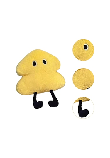 Suntek Yılbaşı Ağacı Yastık Karikatür Hediyesi Kanepe Sarı