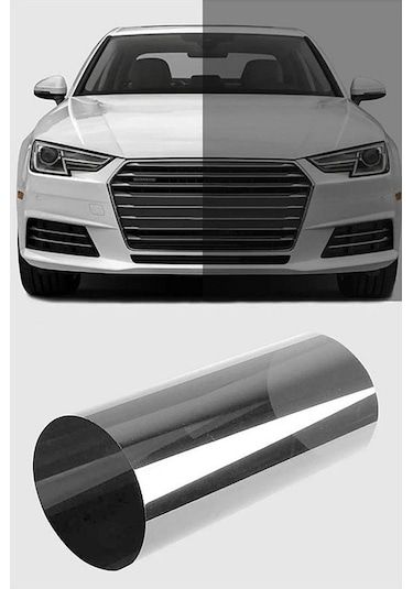 Far Stop Filmi Far Folyosu Açık Siyah Far Çizik Çizilme Engelleyici Folyo 100cm X 30cm