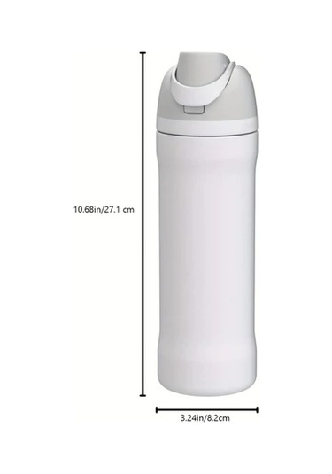 Brightnova Owala Cotton Candy White 24oz Termos Paslanmaz Celik Seyahat Bardağı Bpa Free 07 Beyaz