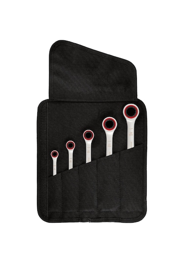 Bosch Profesyonel Cırcırlı Anahtar Seti 5 Parça - 1600A02Z3D