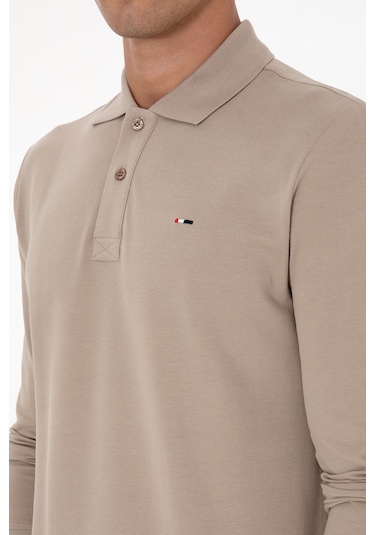 U.s. Polo Assn. Erkek Koyu Bej Sweatshirt 50315941-vr088 Koyu Bej