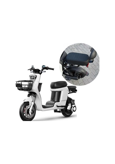 Homyl Bisiklet Aksesuarları Deri Yumuşak Yolcu Sele Yetişkin Siyah