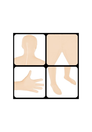 Lemestar Kamera Çekim İçin Klörlü Elastik Tulum - Chroma Key Uyumlu Tek Parça Giyim - 160-180cm Boy Seçenekli Bej