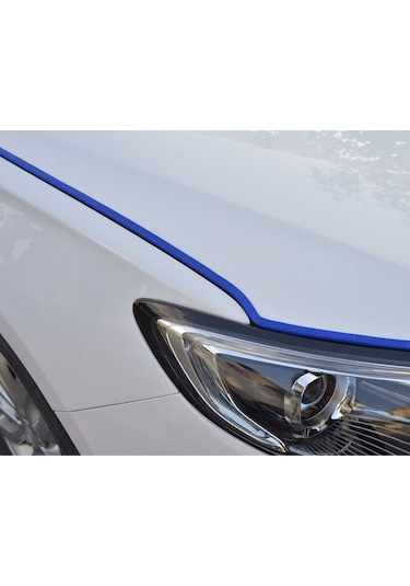 Oto Araç Kapı Koruma Fitili 5metre Parlak Mavi Renk Çarpma Çizilme Önleyici Fitil