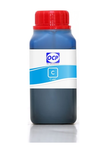 OCP Lexmark Z604 Uyumlu Yazıcı Mürekkebi 250ml C Cyan Mavi Dye
