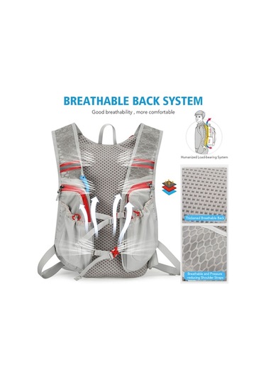 Artfulabode Su Siyah Sırt Sırt Sırt Nefes Mekan Koşu Kapasiteli Hidrasyon Hafif Geçirmez Dış Çantası Çantası Çantası Büyük Bisiklet Alabilir Ya Siyah