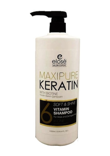 Elose Maxipure Keratin Biotin Şampuanı 1000 ML