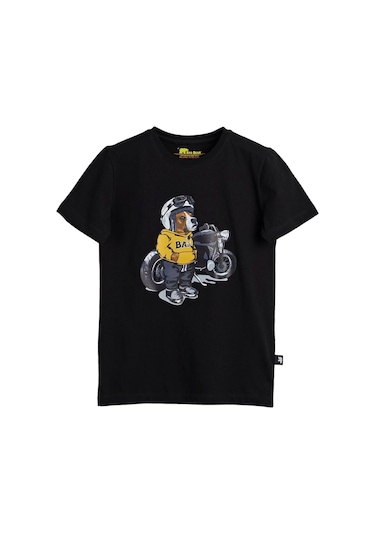 Bad Bear Fave Çocuk Tişört 24.06.07.006-c01 Siyah