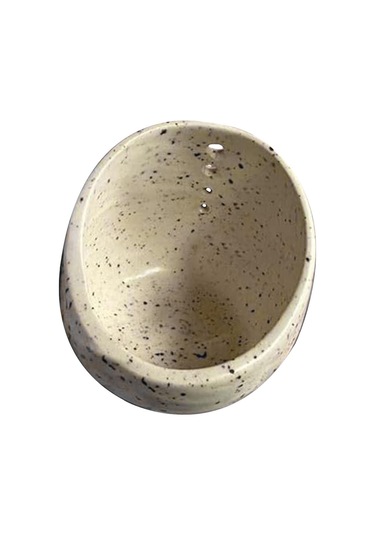 Homyl Seramik Soyucu Kase Farklı Yuvarlak Delik Boyutları Sebze Bej