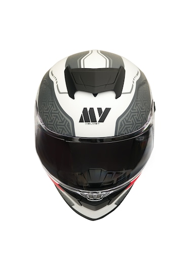 My Helmets Mks001-wrg Yarış Spoiler Güneş Vizörlü Şeffaf Full Face Motosiklet Kaskı