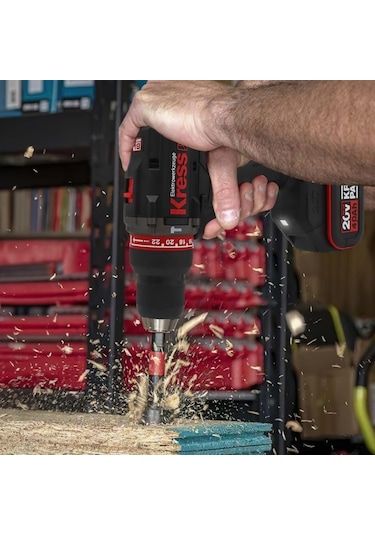 Kress KUC31.91 20V Kömürsüz Profesyonel Şarjlı Darbeli Matkap Akü Dahil Değildir