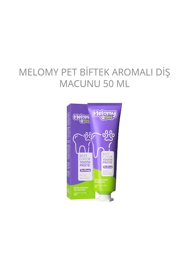 Melomy Pet Biftek Aromalı Diş Macunu