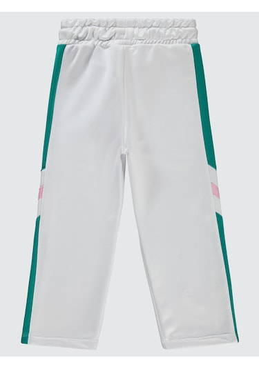 Civil Girls Kız Çocuk Eşofman Altı 2-5 Yaş Beyaz Beyaz