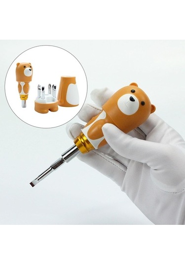 Trendooze Homyl Çocuk Tornavida Bit Seti - Renkli, Çoklu Uygulamalı