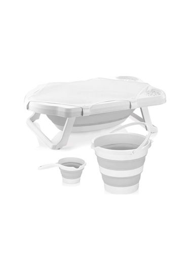 Kujju Katlanır Küvet Seti 3'lü - Standart