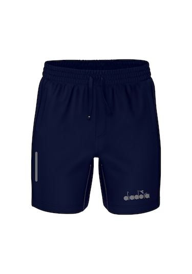 Diadora Mundial 21 - Likralı Fermuar Cepli Lacivert Micro Şort Lacivert