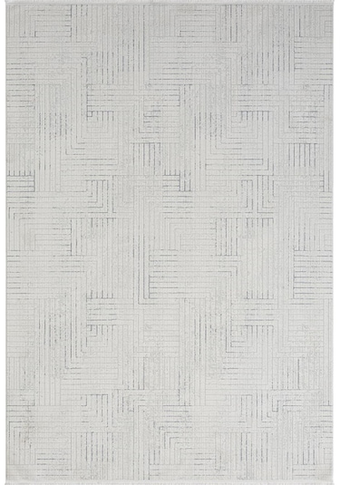 Çam Halı Mısra 5004 Mavi Seyran Halı Modern Desen Makine Halısı