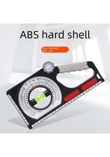 Hangfox Cassilo Profesyonel Manyetik Eğim Ölçer, İnşaat Ve Mühendislik İçin Kesin Açı Ve Eğim Ölçimi, Siyah Dayanıklı Ve Kullanımı Kolay