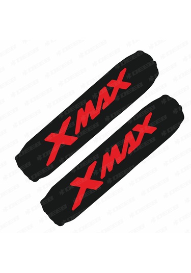 Xmax Baskılı Amortisör Çorabı Kılıfı Kırmızı