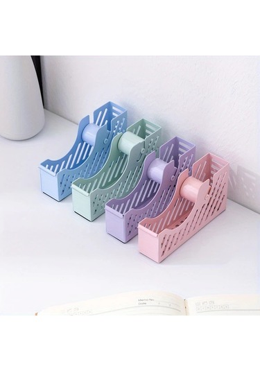 Elmpaly Yeşil Masaüstü Bant Dispanseri Metal Bant Tutucu Kesici Ofis Ev Okul Diğer