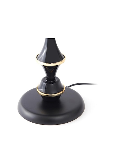 Safir Light Berlin Metal Abajur - Siyah - 43x25x25 Cm Siyah