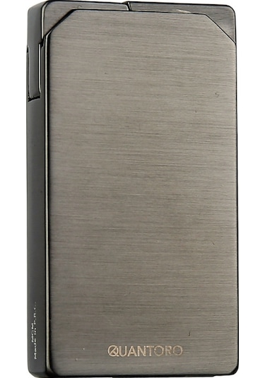 Quantoro Çift Torch Pürmüz Delicili Gunmetal Metal Puro Çakmağı - Trz1193