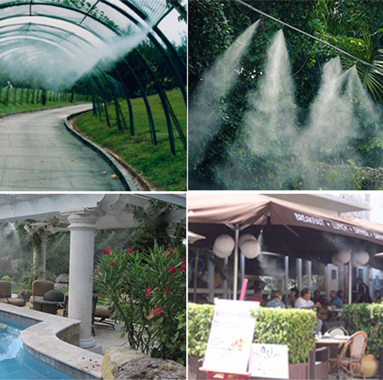 Geeksen 6m Siyah Bahçe Serası Sprinkler Sistemi - Soğutma Sulama Seti, Bakır-çelik-pe Malzeme, Teflon Bandı Hediyeli