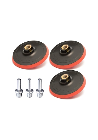 Rodex Avuç İçi Taşlama Cırt Zımpara Tabanı + Pim Seti 115mm ( 6 P