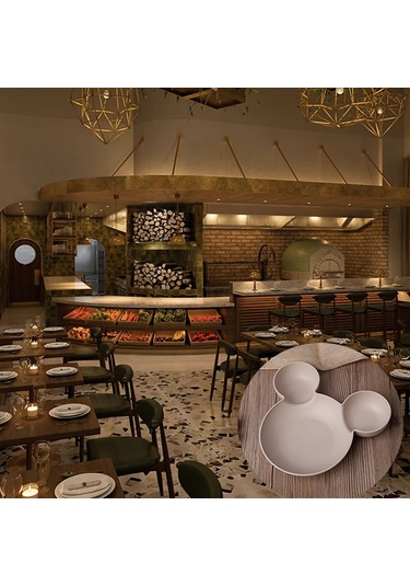 Çevre Dostu 4 Parça Mickey & Minnie Pipet Sofra Takımı - Paslanmaya Dayanıklı