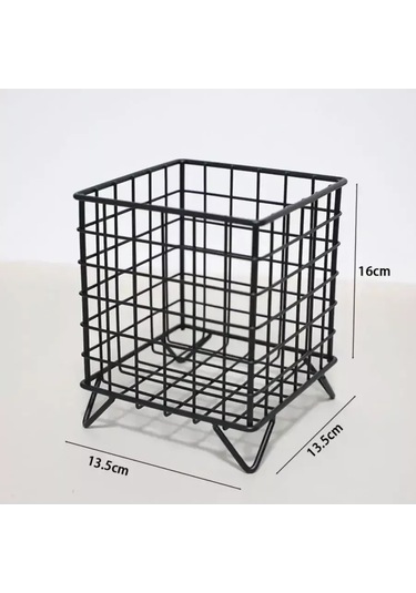 Roomstetica Mutfakta Saklama Sepeti, Evrensel Düzenleyici 210314726 Siyah Mat