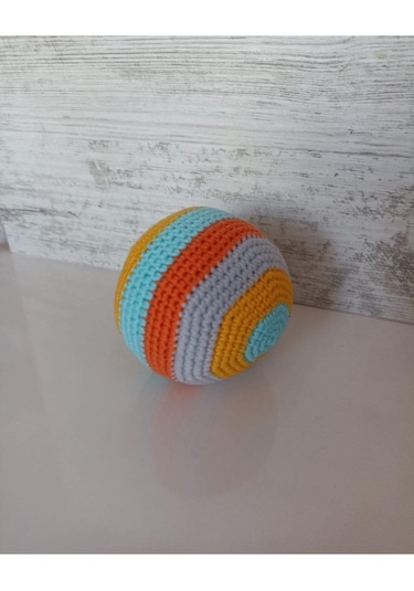 İnci Mode Amigurumi Organik Örgü Çıngıraklı Top